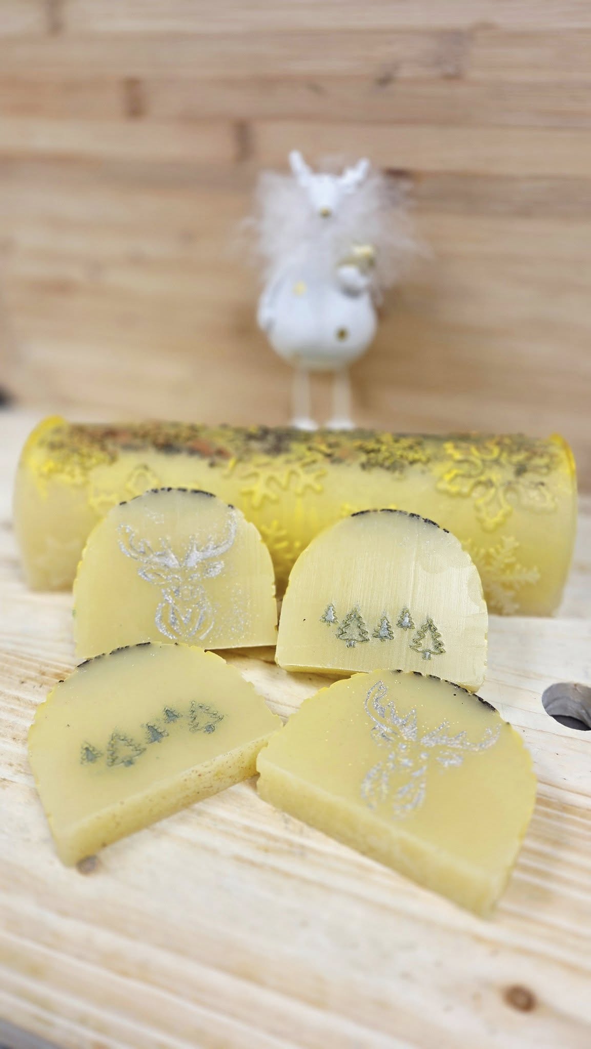 Zimt Kreide Seife mit Olivenöl & Heilkreide