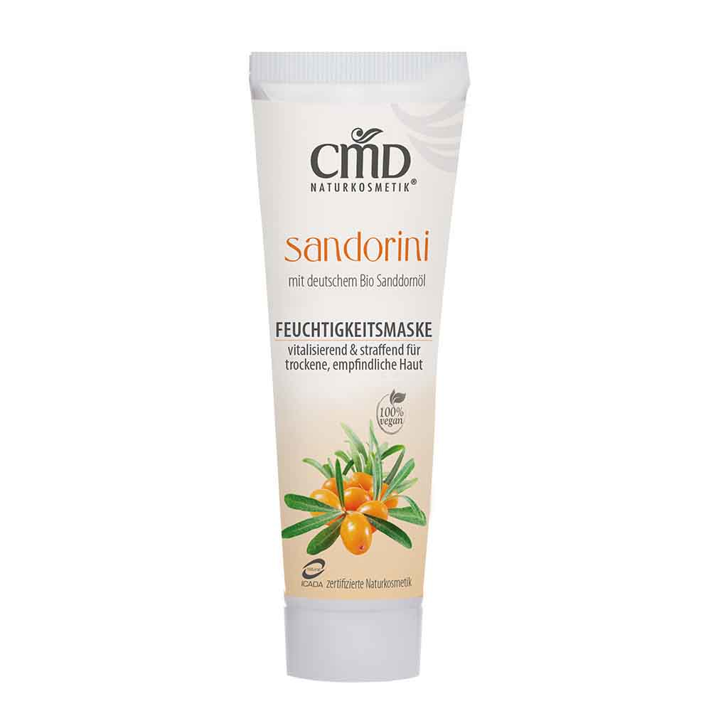 Sandorini Feuchtigkeitsmaske mit BIO Sanddornöl
