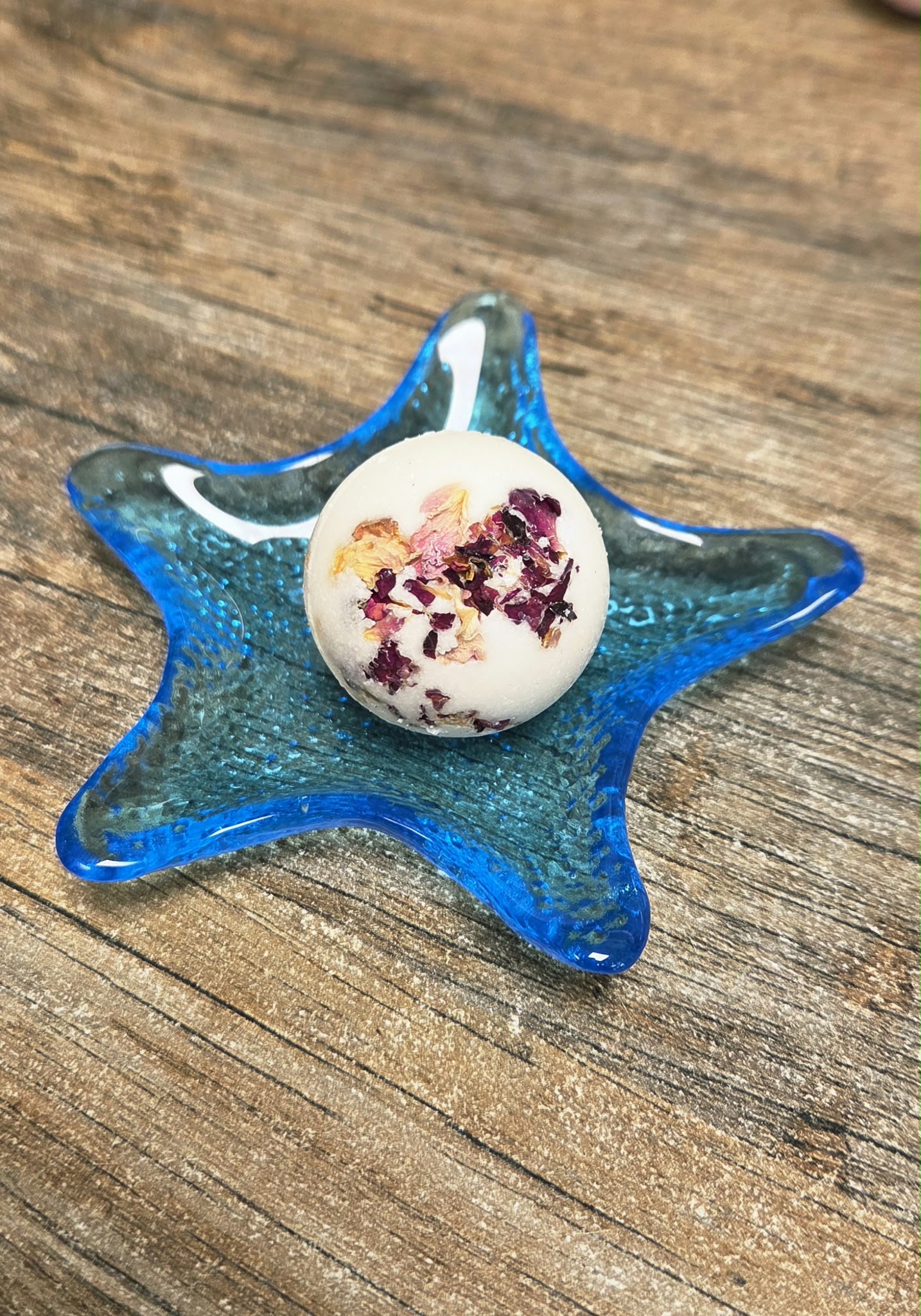 Badetrüffel Strand Rose mit Mandelöl, Shea- & Kakobutter, Vegan