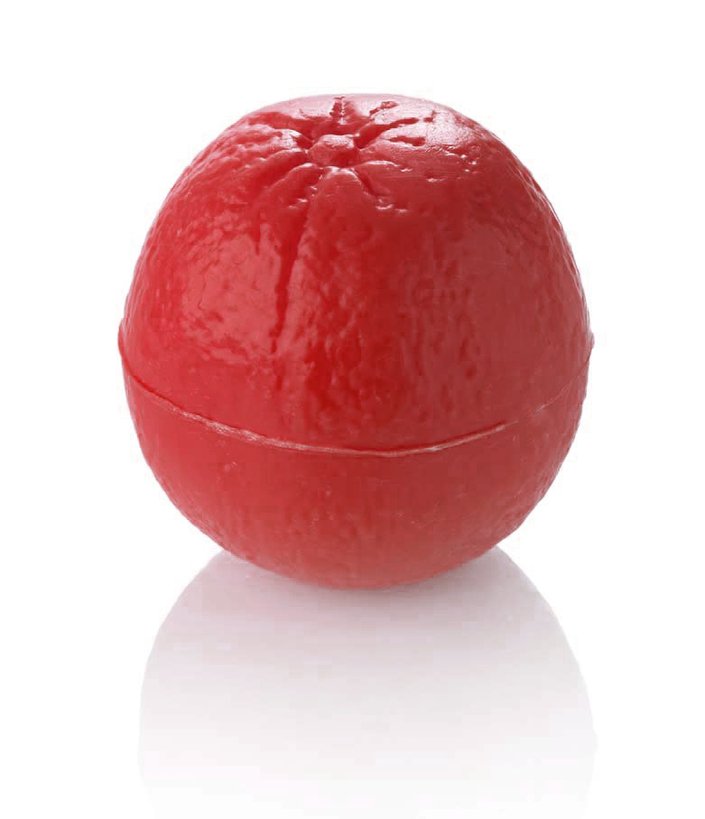 Schafsmilch Seife Winterorange in Orangenform