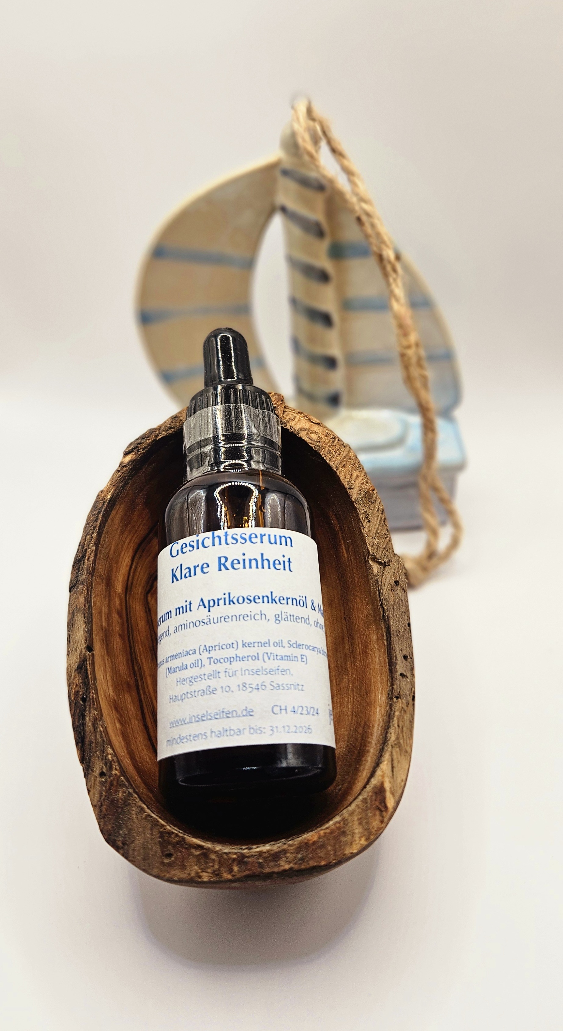 Gesichtsserum Klare Reinheit mit Aprikosenkernöl & Marulaöl Gesichtsserum Klare Reinheit mit Aprikosenkernöl & Marulaöl