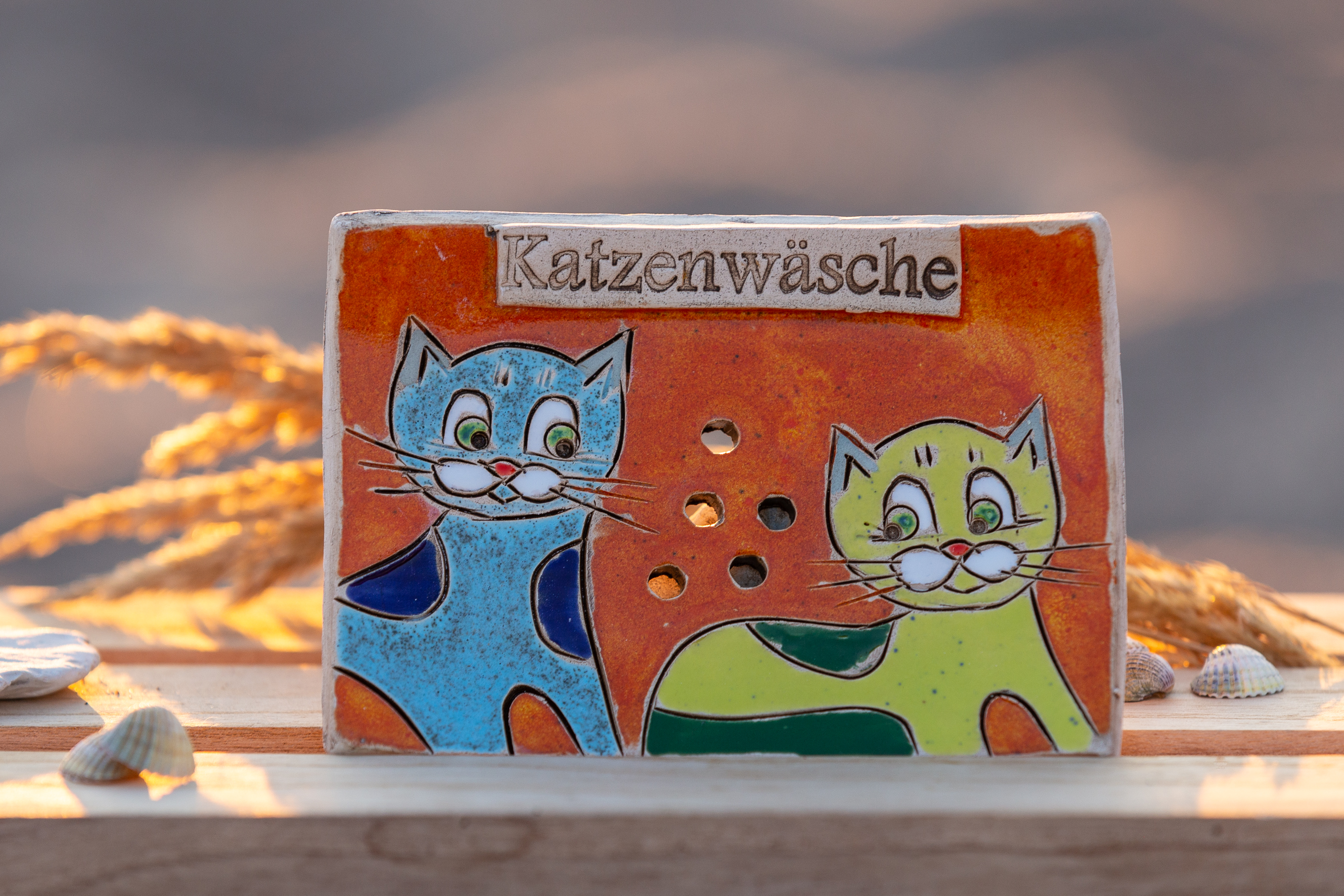 164-1 Katzenwäsche orange